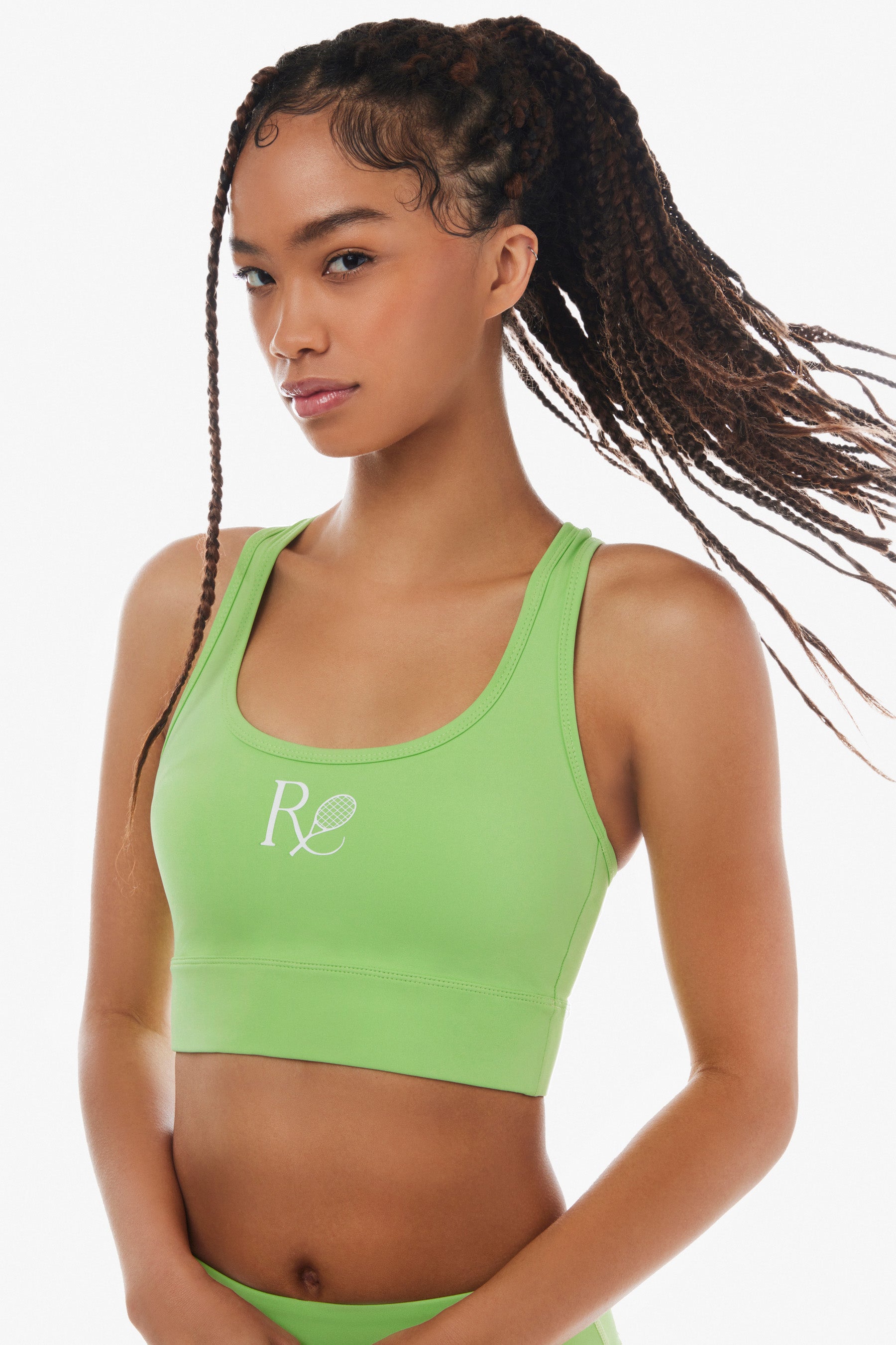 Women's Everyday Soft Medium Support Longline Sports Bra - All In Motion™  Mint Green Xxl : Target